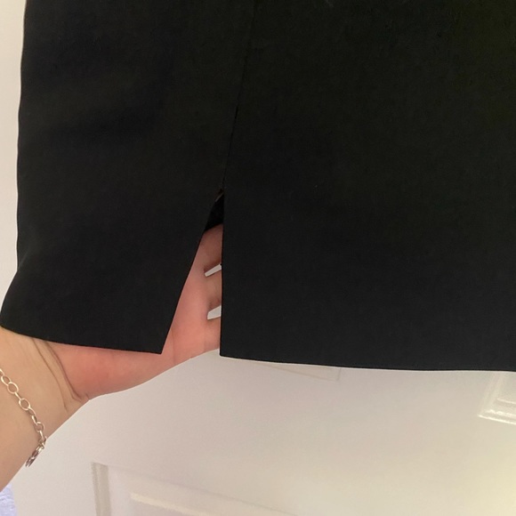 Straight suit skirt with dual slits in front and back! - Picture 5 of 7